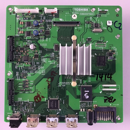 Picture of Toshiba 46" LCD TV Main Board: 75011114, V28A000732A1, PE0524A, 46XF550U, 52XF550U, 40XF550U