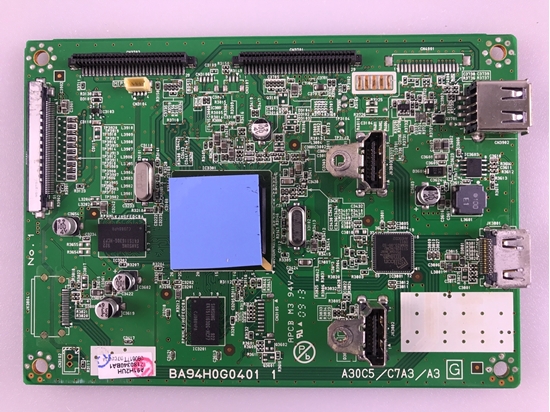 Picture of Philips 42" LCD TV Main Board: A91H2MMA-001, BA94H0G0401, A91H9UX, A91H9MMA-001, 1EM222869, A91H2UH, BA94H0G0401, 42PFL3704D/F7, 42PFL3704F7