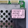 Picture of Hitachi 55" Plasma TV Circuit Board: CS00884, CS01023, HCP263, HCP144, C-6E15-A, V83F18F007, JA05092, HCP141, 5HCP195, 55HDT51, 55HDT51M, 55HDX61, 55HDT51M, 42PD5000, CMP4211U, 55HDM71