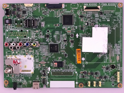 Picture of LG 49" LED TV Main Board: EBT63535705, EAX66054603(1.5), 24L8035E, MN864788, NTP7515, LGF2134, EBL61540001, LC490EQE, 49UF6700-UC, 49UF6700, 49UF6700-UC.BUSYLJR