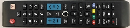 Picture of Samsung LED TV Remote Controls: AA59-00580A, UN46ES6150F/XZA, UN55F6300AFXZA, UN40ES6100FXZA, UN50EH5300FXZA, UN46EH5300FXZA, UN40EH5300FXZA, UN32EH5300FXZA, UN55ES6150FXZA, UN40ES6150FXZA
