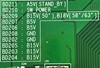 Picture of Samsung 63" Plasma TV Main Board: BN94-03313T, BN41-01351B, BN97-04029L, SIL9389CTU, STA369BWS, MAX3222ECA, CTM1701M, EBM240T100C4N, BN40-00162A, PN63C7000YFXZA, PN63C7000YF