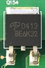 Picture of Sharp 42" LCD TV Slave Inverter Board: R1LK42DSLAVD/, VIT70023.71, I420H1-20A-L201C, 27-D010636, D454, D413, AOD413A, KOAC5A, LC-42D62U, LC-42XD1E, TLX-04244B, 42LE45Q