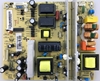 Picture of RCA 50" LED TV Power Supply Board: RE46ZN1332, ER996S-D-130300-P08, ER996S, SG3525AN, JCS830F, JCS4N65FB, AS324M-E1, LED50B45RQ, LRK50G45RQ