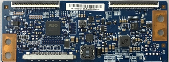 Picture of VIZIO 50" LED TV Tcon Board: 55.50T15.C04, 50T10-C02, T500HVD02.0, AUO-12309, P301-35, M106-11, GT464-2ZL1, 50L420U, LE50H508, LC-50LB481U, NS-50D510NA19, DWM50F3G1, ELEFW504A, ELFW5017, ELST5016S, D50F-E1, D50F-F1, D50N-E1, E50-C1, E50-D1, E500I-B1