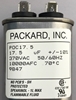 Picture of Run Capacitors 17.5Mf 370V: POC17.5, 17.5MFD/370VOLT, 17.5Mf 370V, 17.5Uf 370V, 50x88mm, Shape: Oval