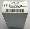 Picture of Run Capacitors 17.5Mf 370V: POC17.5, 17.5MFD/370VOLT, 17.5Mf 370V, 17.5Uf 370V, 50x88mm, Shape: Oval