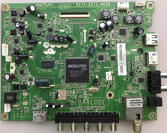 Picture of VIZIO 32" LED TV Main Board: 3632-1902-0150, 3632-2042-0395, 3632-1902-0395R, 3632-1902-0150R, 0171-2271-4656, SM540C, MT5385IFFU, TAS5707L, DTVS20CVH053A, E320-A0, E320I-A0, E320A0, E320IA0