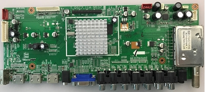 Picture of RCA 42" LCD TV Main Board: 42RE01TC711LNA0-A1, 42RE01TC711LNA0, T.RSC7.11A 9537, R2A15122, 78D05L, BM117, DVT-8ADC/T41FOHS, 42LA45RQ