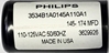 Picture of Philips 3534B1A0145A110A1, 110-125VAC 50/60HZ, 3629926, Philips 145-174MFD, Philips VAC Start Capacitors