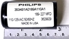 Picture of Philips 3534B1A0189110A1, 189-227 MFD, 110-125VAC 50/60HZ, 3629929, 227UF/125VAC, Philips VAC Capacitors