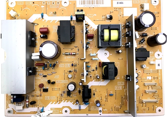 Picture of Panasonic 42" Plasma TV Power Supply Board: LSEP1287ANHB, LSEP1287AN, MIP2K2, RF1009TP2D, M34509G4FP, R6025ANZ, 12N50ES, MIP418AMD, LSSK87, TC-P42S2, TC-P42C2, TC-P42U2, TC-P42S2