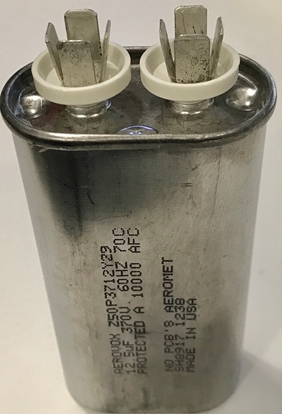 Picture of Aerovox Z50p3712y29,  12.5UF 370V, 12.5Mf, SH8917, Aerovox Motor Run Capacitor