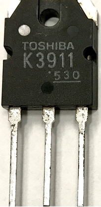 Picture of K3911, 2SK3911, Toshiba K3911 Mosfet N-Channel Switching Regulator 600V, 20A