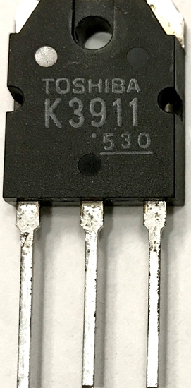 Picture of K3911, 2SK3911, Toshiba K3911 Mosfet N-Channel Switching Regulator 600V, 20A