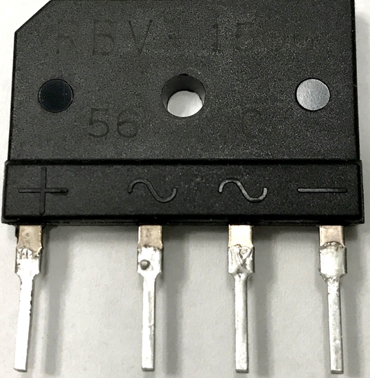 Picture of RBV-1506, RBV1506 Brigde Rectified 600V, 15A