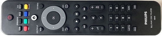 Picture of Philips Blue Ray Remote Control: NB540UD, SV09R060, BDP3020/F7, BDP5005/F7, BDP5012/F7, BDP5110/F7