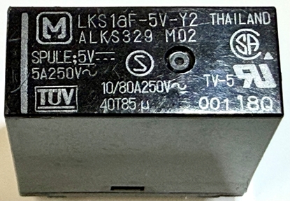 Picture of LKS1AF-5V-Y2, ALKS329M02, Relay 5VDC 5A, Original relay