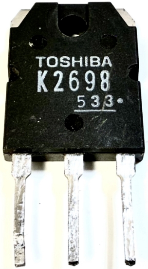 Picture of K2698, 2SK2698, 500V 15A, N Channel High Voltage Speed Switching MOSFET