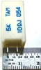 Picture of SQM500JB-10R, 10 Ohm 5W, Original Ceramic Resistor 13x9x26