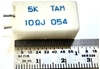 Picture of SQM500JB-10R, 10 Ohm 5W, Original Ceramic Resistor 13x9x26