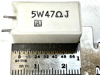 Picture of SQMW547RJ, 47 Ohm 5W, Original Ceramic Resistor 13x25x10