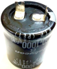Picture of 1000uF 250V, 1000mF 250V, Rubycon CE 250V 1000uF 30x35mm Aluminum Capacitors