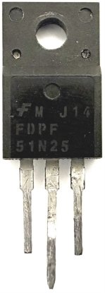 Picture of FDPF51N25, 250V 28A, N Channel MOSFET