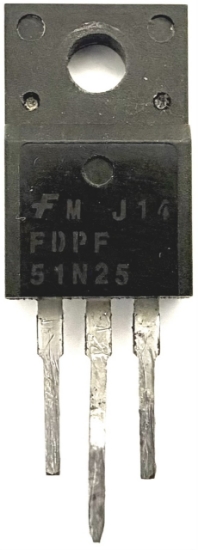 Picture of FDPF51N25, 250V 28A, N Channel MOSFET