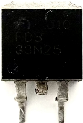 Picture of FDB33N25, 250V 16.5A, N Channel MOSFET