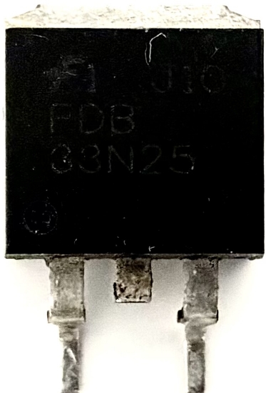 Picture of FDB33N25, 250V 16.5A, N Channel MOSFET