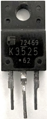 Picture of K3525, 2K3525, 600V 6A, N Channel Power MOSFET