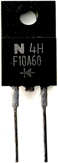 Picture of F10A60, 600V 10A, Fast Recovery Rectifier Diode