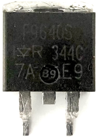 Picture of F9640S, IRF9640S, 200V 15A, P Channel Power MOSFET