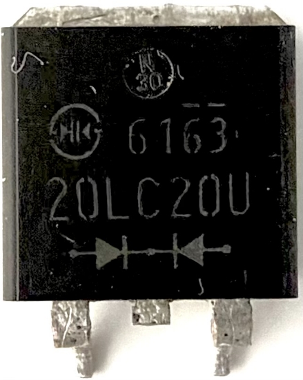 Picture of 20LC20U, 200V 20A Super Fast Recovery Rectifier Diode