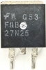 Picture of FQB27N25, 27N25, 250V 25.5A, N Channel MOSFET High Efficiency DC/DC Converter Switch Power Mode