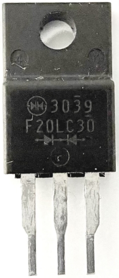 Picture of F20LC30, 300V 20A, Super Fast Recovery Rectifier Diode