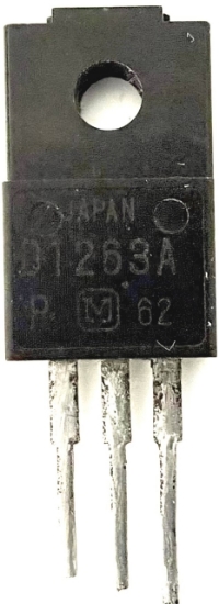 Picture of D1263A, 2SD1263A, 40V 20A, NPN Silicon Power Transistor