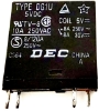 Picture of DG1U-5VDC, DG1U5VDC, 10A-250VAC, Power Relay 25x25x10mm