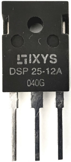 Picture of DSP25-12A, Peak Reverse Voltage 1200V, Average Forward Current 28A