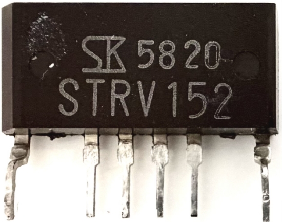 Picture of STR-V152, STRV152, AC-DC Converter, Switching Regulator IC