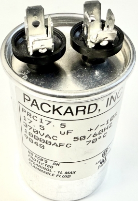 Picture of 17.5MFD 370VAC, 17.5uF 370V, 17.5mF 370V, G32-159, PRC17.5, 72x48mm, Run Capacitors