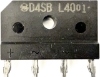 Picture of D4SBL40, 400V 4A, Super Fast Recovery Bridge Rectifier Diode