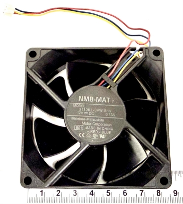 Picture of 3110KL-04W-B19, NMB-MAT, 12VDC 0.13A, 80x80x25mm