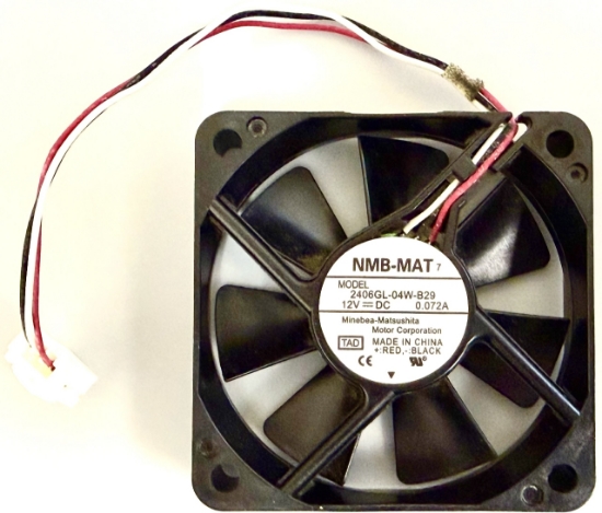 Picture of 2406GL-04W-B29, 12VDC 0.072A, NMB-MAT 60x60x15mm