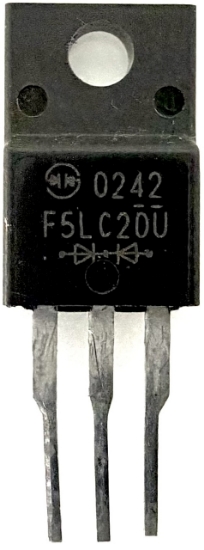 Picture of F5LC20U, 200V 5A, Super Fast Recovery Rectifier Diode