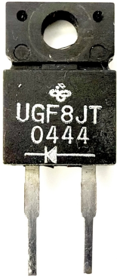 Picture of UGF8JT, 600V 8A, High Voltage Ultrafast Recovery Rectifier Dioxide