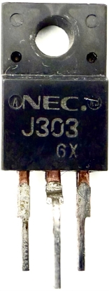 Picture of J303, 2SJ303, 60V 14A, P Channel Power MOSFET