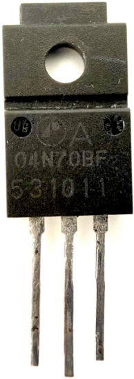 Picture of 04N70BF, 700V 4A, High Performance N Channel Enhancement Mode Power MOSFET