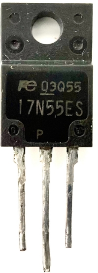 Picture of 17N55ES, FMV17N55ES, 550V 17A, N-Channel Enhancement MOSFET